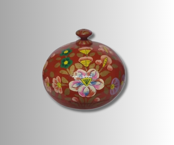 PAPIER MACHIE POWDER BOX